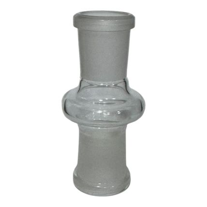 ADAPTADOR DE VIDRO PARA BONG FEMEA/FEMEA 18MM
