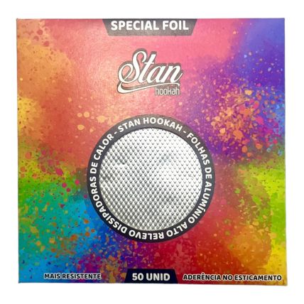 ALUMINIO STAN SPECIAL FOIL 50 FOLHAS ALTO RELEVO