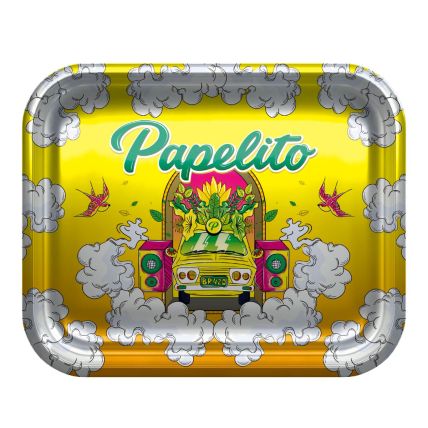 BANDEJA AMARELA PAPELITO 34X27,5CM (G)