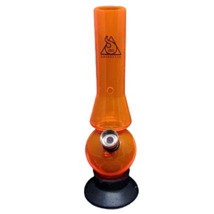 BONG DE ACRILICO SQUADAFUM 28CM LARANJA