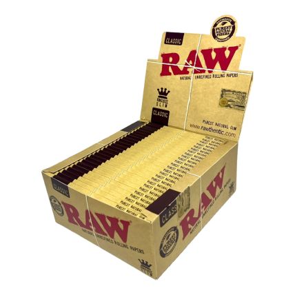 CAIXA SEDA RAW CLASSIC KING SIZE 50 LIVRETOS