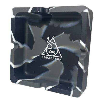 CINZEIRO SQUADAFUM QUADRADO TIE-DYE PRETO