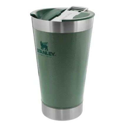 COPO STANLEY BEER PINT COM TAMPA 473ML VERDE