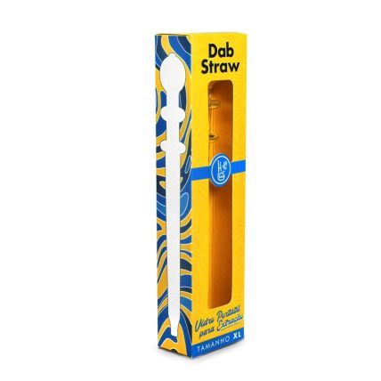DAB STRAW DE VIDRO HIPPIE BONG XL