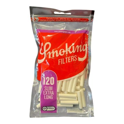 FILTRO SMOKING SLIM EXTRA LONGO 30X6MM