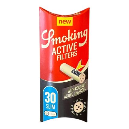 FILTRO SMOKING SLIM CARBON ACTIVE 6MM