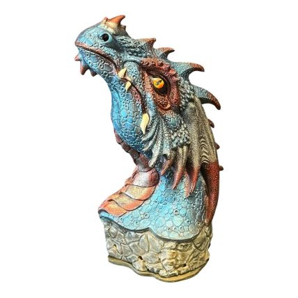 INCENSARIO CABEÇA DRAGÃO AZUL