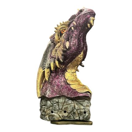 INCENSARIO CABEÇA DRAGÃO ROXO