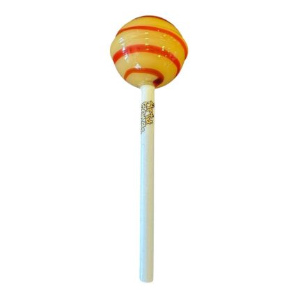 PITEIRA DE VIDRO ART BONGS PIRULITO (CORES)