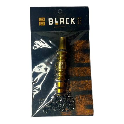 PITEIRA HIGIENICA BLACK HOOKAH DOURADA