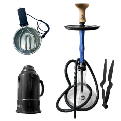 KIT NARGUILE ALFARID STORM AZUL (P)