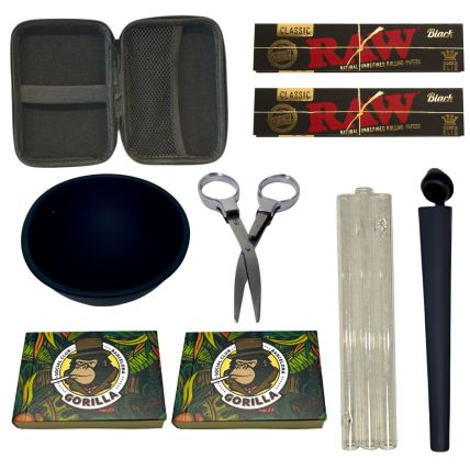 KIT TABACARIA CASE CUIA TESOURA TUBETE SEDA PITEIRA