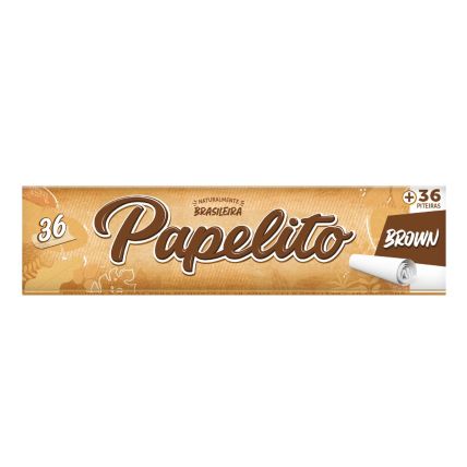 SEDA PAPELITO BROWN KING SIZE COM PITEIRA