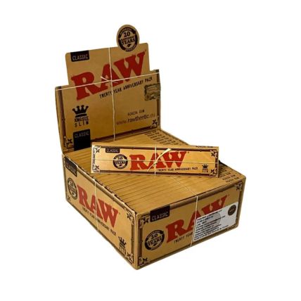 CAIXA SEDA RAW CLASSIC KING SIZE 50 LIVRETOS