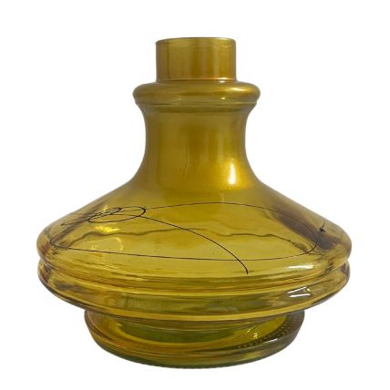 VASO ALADIN ABSTRATO DOURADO (P)