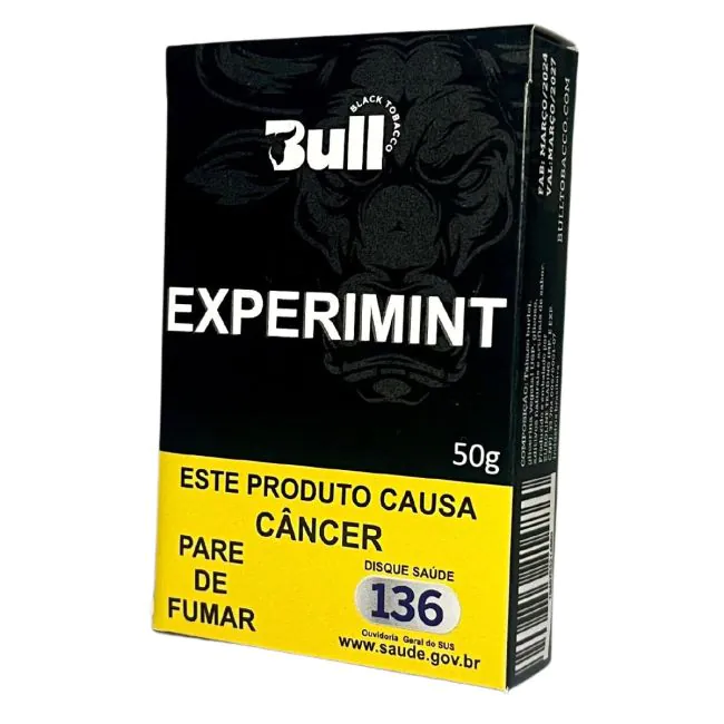 black bull tobacco BULL EXPERIMINT BLACK TOBACCO 50G