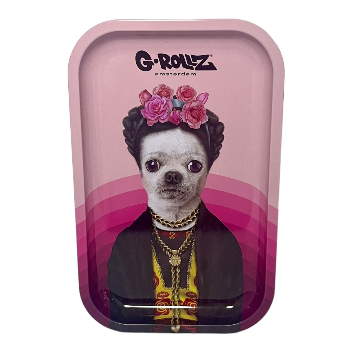 BANDEJA GROLLZ BANKSY FLOWERS MEXICO (M)