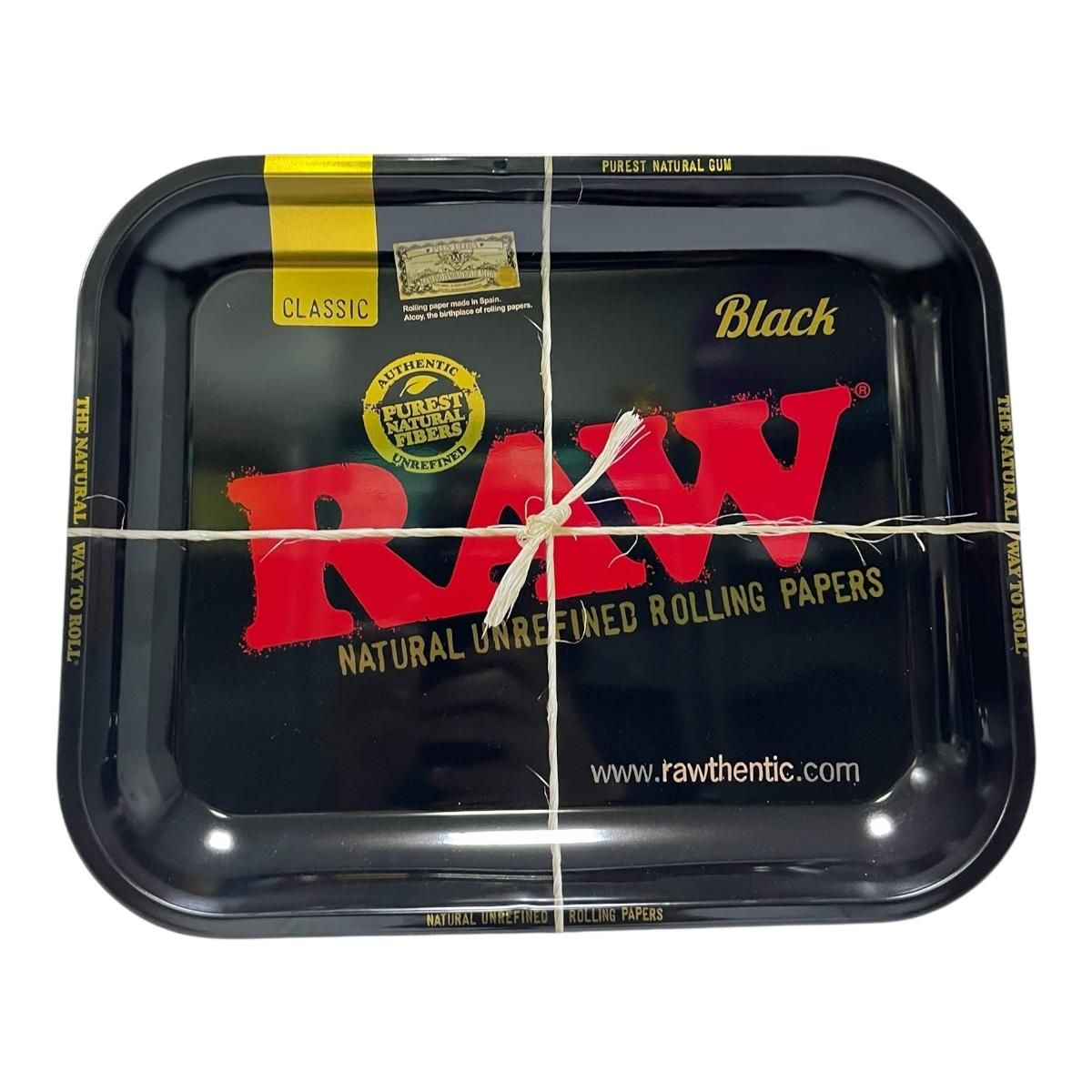 BANDEJA RAW BLACK TRAY SQUARE QUADRADA