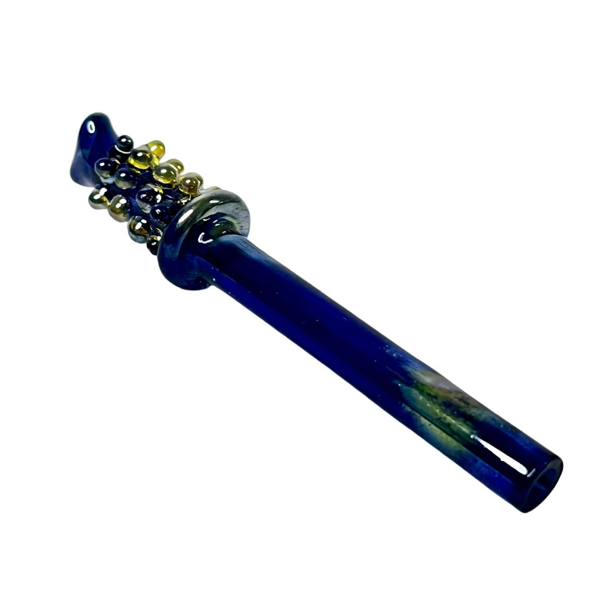 PITEIRA DE VIDRO SPICE VAPOR DE PRATA AZUL ANTI-STRESS