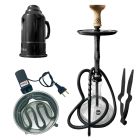 KIT NARGUILE ALFARID STORM PRETO (M)