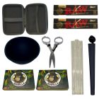 KIT TABACARIA CASE CUIA TESOURA TUBETE SEDA PITEIRA